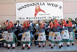 Waddabolla-Weibr. Narrenzunft, Auftritt, Tanz