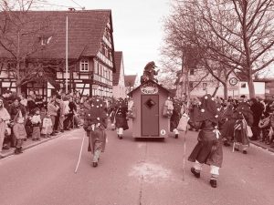 Fasnet, Waddabolla-Weibr, Narrenumzug, Waddahäusle